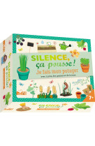 Silence ça pousse je fais mon potager - coffret avec accessoires