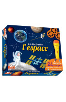 Je découvre l'espace - coffret avec lampe