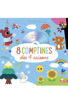 8 comptines des 4 saisons - livre avec cd