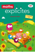 Maths explicites cm1 - livre élève - ed. 2020