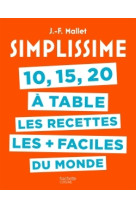 Simplissime 10, 15, 20 à table