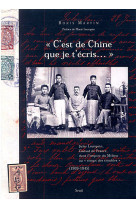 C'est de chine que je t'écris...