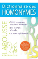 Dictionnaire des homonymes