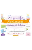 Mon grand coffret montessori d'initiation à la lecture