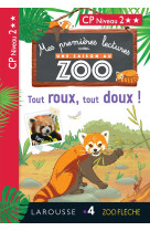 1ères lectures une saison au zoo - tout roux, tout doux !