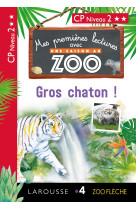 Premières lectures une saison au zoo gros chaton