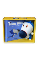 Tilou bleu aime son doudou - coffret peluche