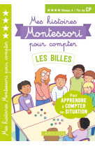 Mes premières histoires montessori à compter les billes