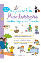 Mon grand cahier montessori d'activités pour toute l'année