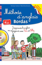 Méthode d'anglais bordas à partir de 9 ans avec un cd audio