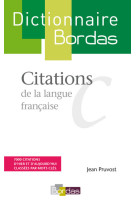 Dictionnaire bordas citations de la langue française