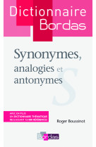 Dictionnaire bordas synonymes, analogies et antonymes