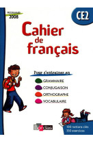 Cahier de français ce2 2009