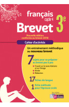 Cahier français brevet 3e 2018 cahier d'exercices