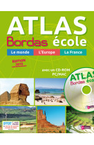 Atlas bordas école + cd - édition 2016 - grand public