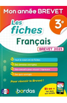 Mon année brevet les fiches français 3e