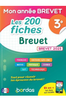 Mon année brevet les 200 fiches brevet 3e