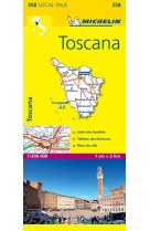 Carte départementale toscana