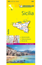 Carte départementale sicilia