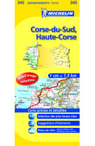 Carte routiere 345 corse du sud/haute corse