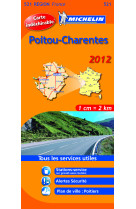 Carte routiere 521 poitou charentes 2012