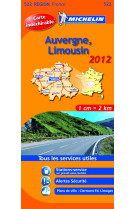 Carte routiere 522 auvergne limousin hr 2012