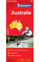 Carte nationale australie / australie