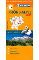 Carte regionale rhone alpes 2015