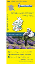 Carte départementale alpes-de-haute-provence, hautes-alpes