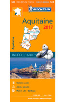 Carte regionale 524 aquitaine 2017