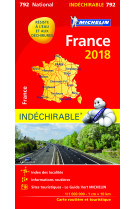 Carte nationale france 2018 - indéchirable