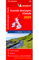 Carte nationale grande-bretagne, irlande 2020