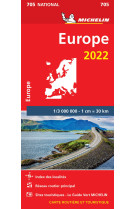 Carte nationale europe 2022