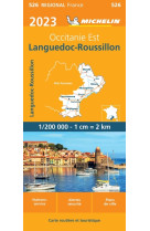 Carte régionale languedoc-roussillon 2023