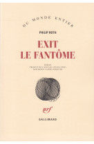 Les livres de zuckerman - exit le fantôme