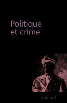 Politique et crime