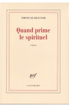 Quand prime le spirituel