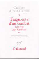 Fragments d'un combat 1938-1940