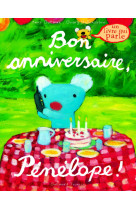 Bon anniversaire, pénélope !