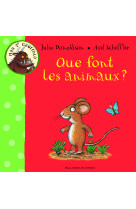 Que font les animaux ?