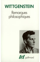 Remarques philosophiques