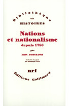 Nations et nationalisme depuis 1780