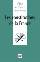 Les constitutions de la france