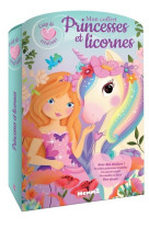 Coup de coeur créations - mon coffret princesses et licornes - avec des stickers ! de jolies princesses à habiller. un carnet créatif