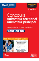 Concours animateur territorial et animateur principal - catégorie b - tout-en-un