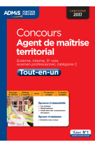 Concours agent de maîtrise territorial - catégorie c - tout-en-un