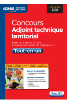 Concours adjoint technique territorial - catégorie c - tout-en-un