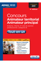 Concours animateur territorial et animateur principal - catégorie b - tout-en-un