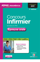 Concours infirmier - entrée en ifsi - épreuve orale