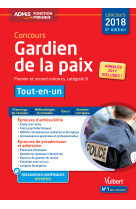 Concours gardien de la paix - catégorie b - admis - tout-en-un